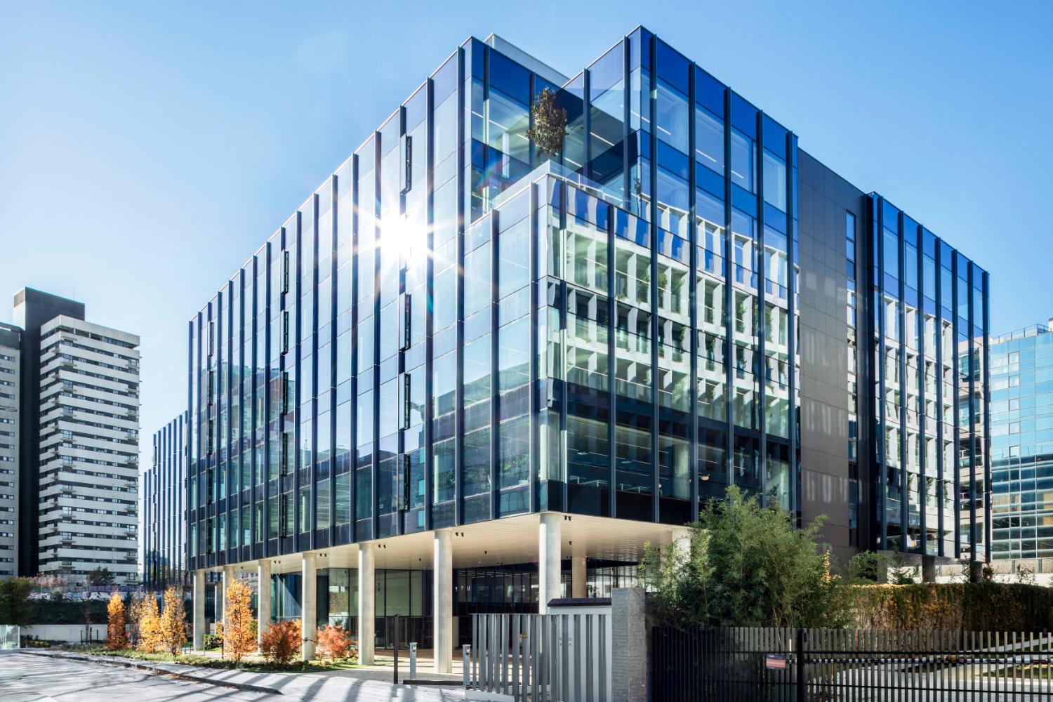 Modern office building